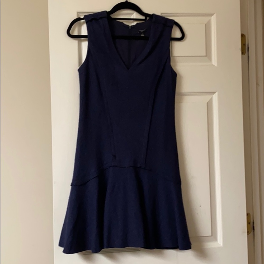 Ann Taylor 6 petite navy dress business